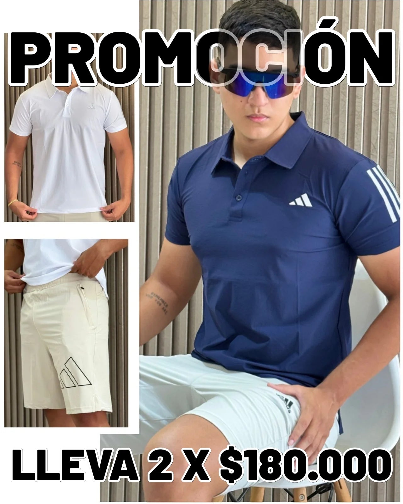 PROMOCIÓN 2 CONJUNTO DEPORTIVO CABALLERO X $180.000