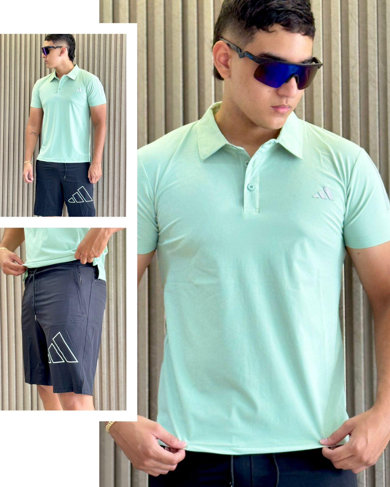 CONJUNTO DEPORTIVO CABALLERO VERDE X NEGRO