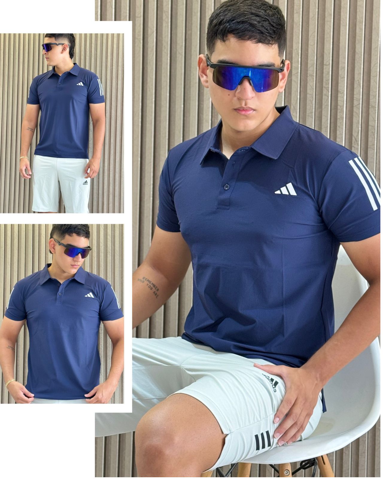 CONJUNTO DEPORTIVO CABALLERO AZUL X BLANCO