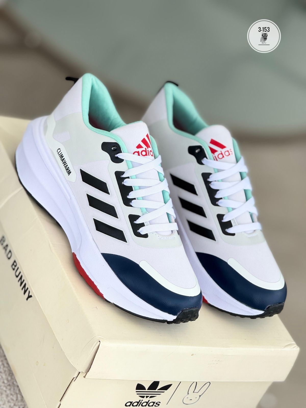 ADIDAS CLIMA CABALLERO BLANCO X ROJO