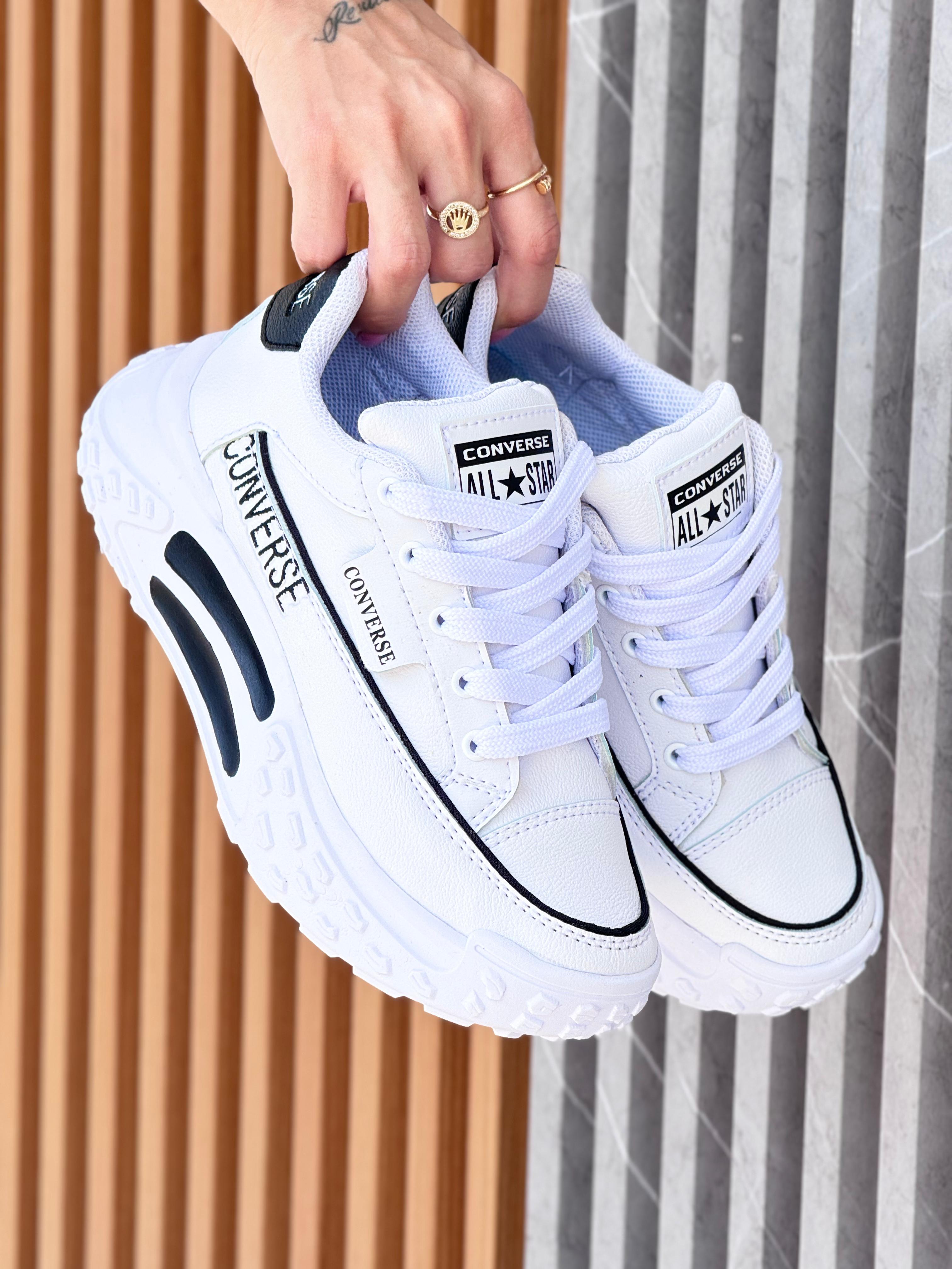 CONVERSE STAR BLANCO X NEGRO