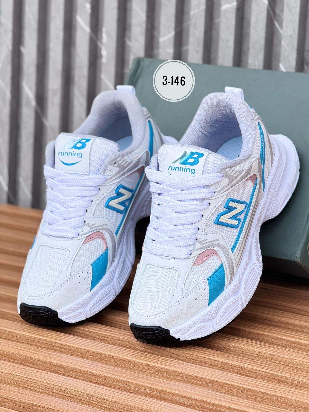 NEW BALANCE BLANCO X  AZUL