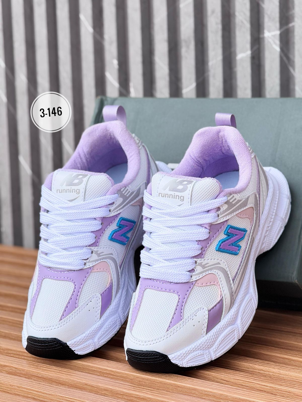 NEW BALANCE BLANCO X LILA